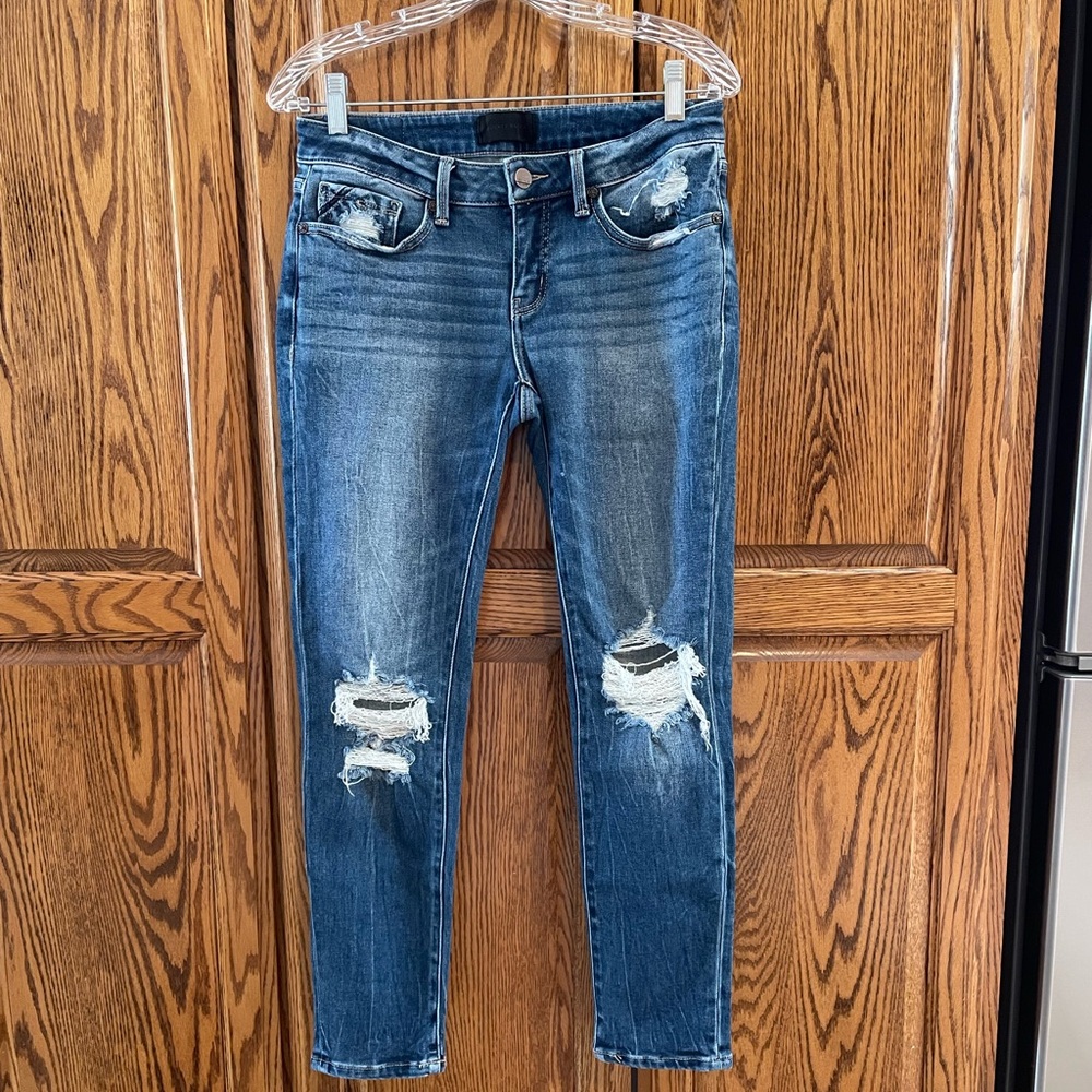 Buckle Black ankle skinny